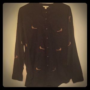 LL Bean Signature Pheasant Embroidered